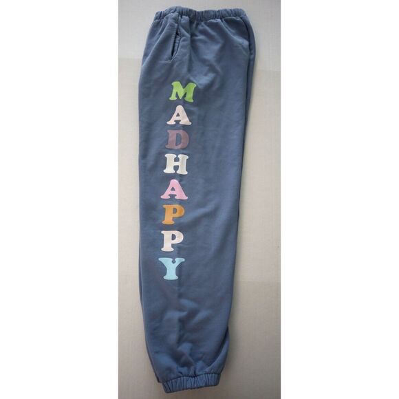 Madhappy ULWB02 Women's Sz L Frost Blue Pastels French Terry Jogger Sweatpants - Picture 9 of 12